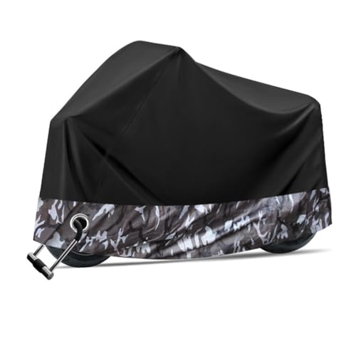 NBWBE Motorrad Abdeckplane für CRF 1000 L Africa Twin, Motorradplane, Langlebig Motorradabdeckung, Atmungsaktiv Outdoor Zubehör,A/Black Camouflage NBWBE Motorrad Abdeckplane für CRF 1000 L Africa Twin, Motorradplane, Langlebig Motorradabdeckung, Atmungsaktiv Outdoor Zubehör,A/Black Camouflage von NBWBE