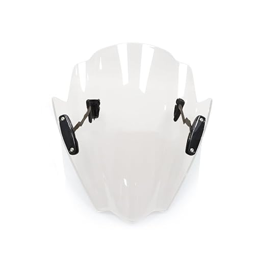 NBWBE Motorrad Windschutzscheibe für Yamaha FZ1 FZ 1 2006-2015 FZ6 FZ6R FZ6-S2, Winddichtes Windschild Moto Windschutz Windabweiser Vordere Zubehör,A/Transparent von NBWBE