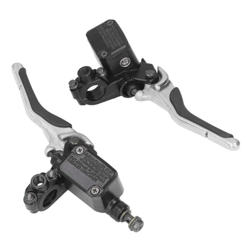 NBpsfpCqa Aluminium -CNC -Motorradbremsgrad -Hebelpaar links rechts mit Öl kann ersetzt mit YQ50 Aerox 1997 2013 Modelle kompatibel von NBpsfpCqa