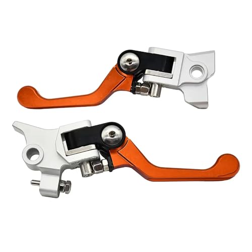 NBpsfpCqa CNC-Motorradkupplungshebelbremshebel kompatibel mit 125 150 250 300 350 450 500 Exc-F SX-F XC XC-F XCF-W TPI-Modelle 2014 2015 2016 2017 2018 2020 2021 2022(Orange) von NBpsfpCqa