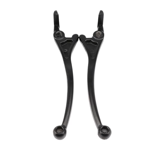 NBpsfpCqa Motorrad -Roller -Bremshebel, kompatibel mit vorderen Heck -Scheibenbremsgrenze für 50 ccm 100cc 125cc 150cm Moped ATV -Teile Austausch(Schwarz 1 Paar) von NBpsfpCqa
