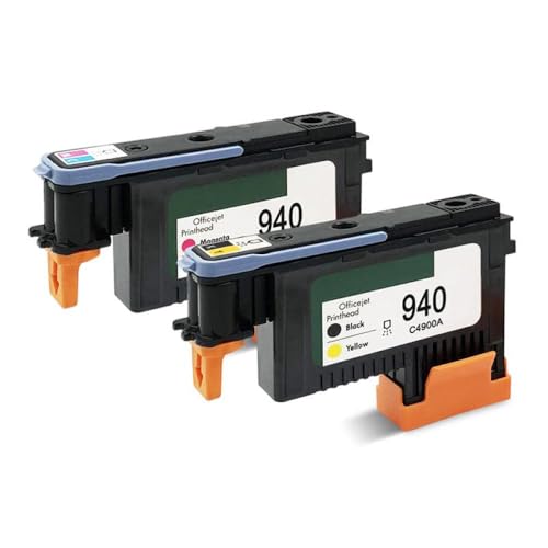 NBpsfpCqa PrinThead C4900A C4901A 940 Druckkopf kompatibel mit OfficeJet Pro 8500 8500A Druckern und A809A A809N A811A A909A A909N A909G A910A -Drucker -Druckermodelle(1Set) von NBpsfpCqa