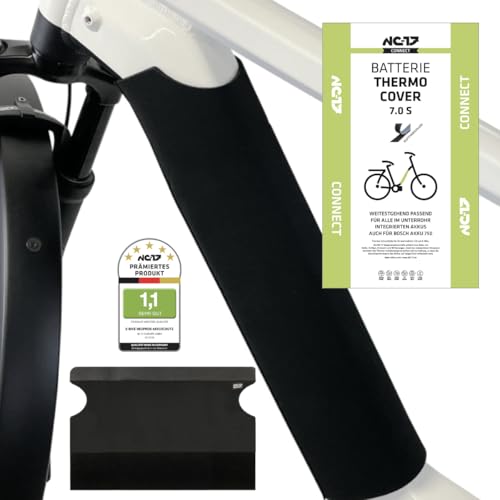 NC-17 E-Bike Schutzhülle Akku im Unterrohr 7.0 S | ebike Batterie Thermo Schutz Länge bis 57 cm für integrierte Rahmenakku | auch für Bosch Akku 750 | 27-38 cm Umfang | universelle Passform von NC-17