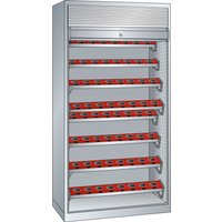 LISTA NC-Schrank 54x27E, (BxTxH) 1038x691x1950mm, ISO-SK 50, 64 Halter, lichtgrau von Lista