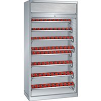 LISTA NC-Schrank 54x27E, (BxTxH) 1038x691x1950mm, HSK 63 A+C+E/80 B+D+F, lichtgrau von Lista