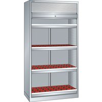 LISTA NC-Schrank 54x27E, (BxTxH) 1038x691x1950mm, ISO-SK 50, 96 Halter, lichtgrau von Lista
