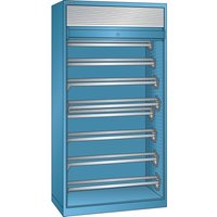 LISTA NC-Schrank 54x27E, (BxTxH) 1038x691x1950mm, o. Werkzeughalter, lichtblau von Lista