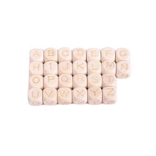 Buchstabenperlen Holz 78 Pcs Hölzern Buchstabenperlen, Buchstabenperlen Holzperle, Buchstaben-Perlen Holz, Holzfarbe, 12 mm, Verwendet in Schmuckzubehör, Kinderspielzeugzubehör, DIY-Materialien Buchstabenperlen Holz 78 Pcs Hölzern Buchstabenperlen, Buchstabenperlen Holzperle, Buchstaben-Perlen Holz, Holzfarbe, 12 mm, Verwendet in Schmuckzubehör, Kinderspielzeugzubehör, DIY-Materialien von NC