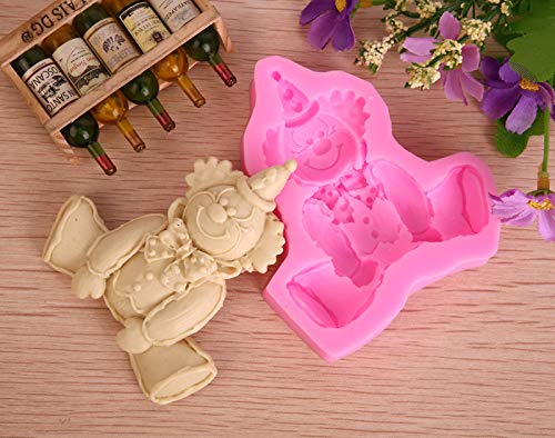 Clown-Muster Form Kuchen Silikonform - Clownmuster Form Schokoladenform - Clownmuster Modellierung DIY Backform - 1 Stück Clown-Muster Form Kuchen Silikonform - Clownmuster Form Schokoladenform - Clownmuster Modellierung DIY Backform - 1 Stück von NC