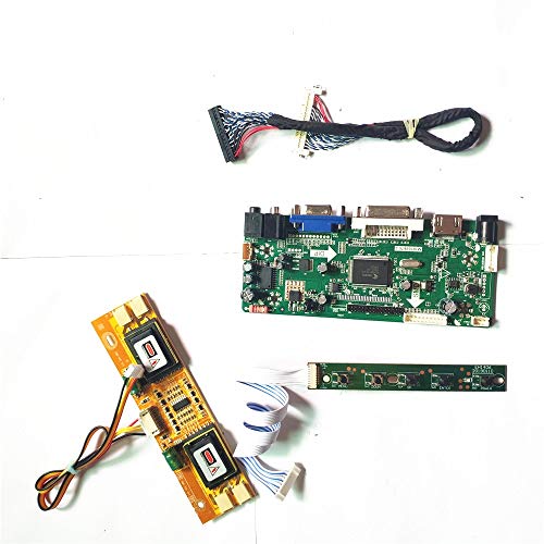 Für LM201WE3-TLF8/TLL2 51,1 cm (20 Zoll) 1680 x 1050 MNT68676 Display Controller Drive Card HDMI DVI VGA CCFL LVDS 30Pin LCD Monitor Panel Kit (LM201WE3-TLF8) von NC