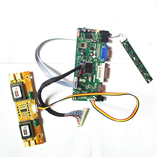 Für M170EN05 V6 V8 M.NT68676 Display Controller Drive Card LVDS 30Pin CCFL 1280 * 1024 17 Zoll LCD Monitor Panel VGA HDMI DVI DIY Kit (M170EN05 V6) von NC