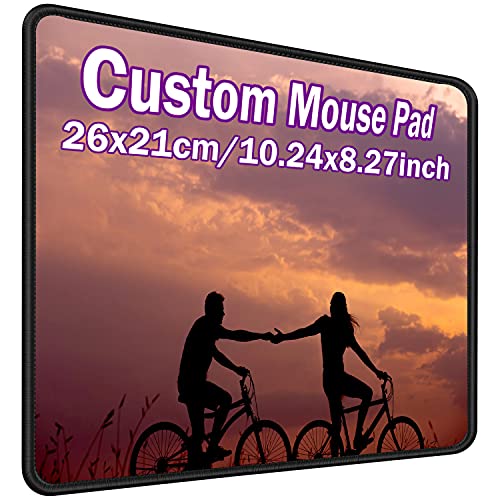 Personalisiertes Mauspad mit Ihrem Foto, Logo, Text oder Design, rutschfeste Gummimatte Benutzerdefiniertes Bild Geschenk Bürozubehör 26x21 cm Personalisiertes Mauspad mit Ihrem Foto, Logo, Text oder Design, rutschfeste Gummimatte Benutzerdefiniertes Bild Geschenk Bürozubehör 26x21 cm von N\C
