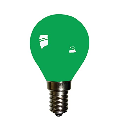NCC-Licht 1 x LED Filament Leuchtmittel Tropfen 2W E14 farbig Grün 30lm von NCC-Licht