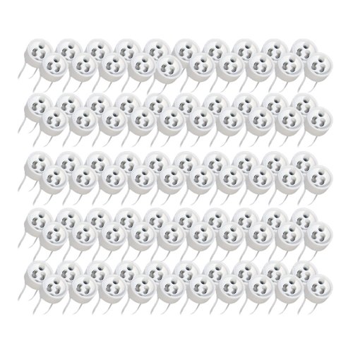 100 x GU10 Fassung Keramik Lampenfassung LED Halogen mit Kabel von NCC-Licht