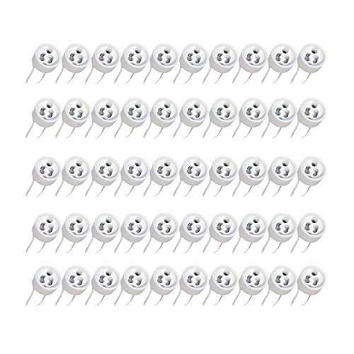 50 x GU10 Fassung Keramik Lampenfassung LED Halogen mit Kabel von NCC-Licht