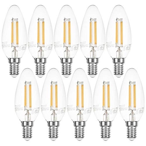 NCC-Licht 10 x LED Filament Leuchtmittel Kerze 4W = 40W E14 klar warmweiß 2700K DIMMBAR NCC-Licht 10 x LED Filament Leuchtmittel Kerze 4W = 40W E14 klar warmweiß 2700K DIMMBAR von NCC-Licht