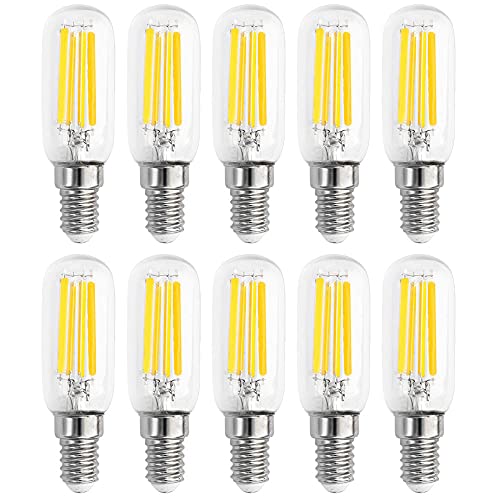 NCC-Licht 10 x LED Filament Leuchtmittel Röhre T25 7W = 60W E14 klar 806lm warmweiß 2700K von NCC-Licht