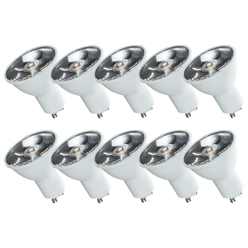 NCC-Licht 10 x LED Leuchtmittel Reflektor 6W GU10 460lm 830 warmweiß 3000K Spot 10° von NCC-Licht