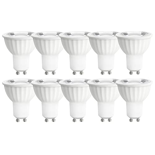 NCC-Licht 10 x LED Leuchtmittel Reflektorform 6W GU10 560lm Tageslicht 6000K kaltweiß 45° von NCC-Licht