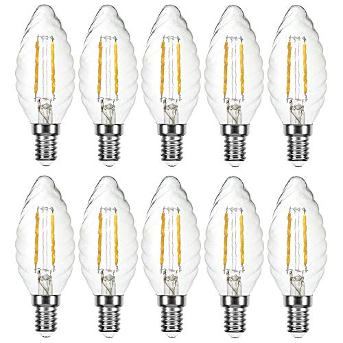 NCC-Licht 10x LED Filament Leuchtmittel Kerze gedreht 4W = 40W E14 klar warmweiß 2700K DIMMBAR NCC-Licht 10x LED Filament Leuchtmittel Kerze gedreht 4W = 40W E14 klar warmweiß 2700K DIMMBAR von NCC-Licht
