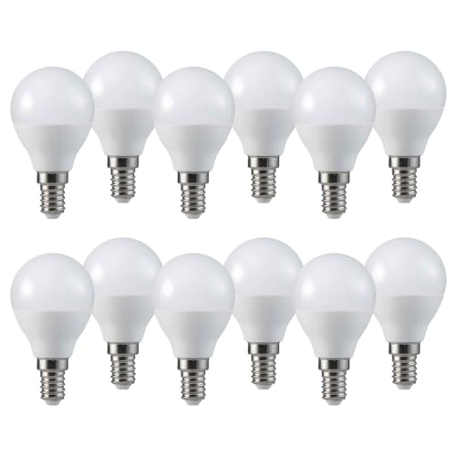 NCC-Licht 12 x LED Leuchtmittel Tropfen 3,4W = 25W E14 matt 250lm warmweiß 2700K von NCC-Licht