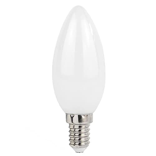 NCC-Licht 1er Pack LED Leuchtmittel in Kerzenform matt mit E14 Sockel 4 Watt 400 Lumen warmweiß 2700K von NCC-Licht