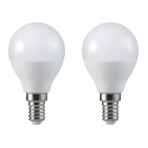 NCC-Licht 2 x LED Leuchtmittel Tropfen 3,4W = 25W E14 matt 250lm warmweiß 2700K von NCC-Licht