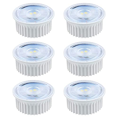 NCC-Licht 6 x LED Leuchtmittel Modul mit Linse 5W 230V 400lm 830 Warmweiß 3000K flach 38° von NCC-Licht