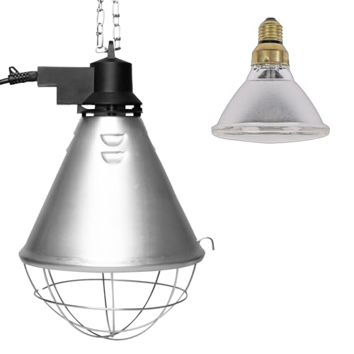 NCC-Licht Aufzuchtleuchte Wärmelampe Wärmestrahler Infrarot Rotlicht PAR38 100W Klar für Tiere Hühner Ferkel Schutzkorb 2,5m Kabel & Stecker NCC-Licht Aufzuchtleuchte Wärmelampe Wärmestrahler Infrarot Rotlicht PAR38 100W Klar für Tiere Hühner Ferkel Schutzkorb 2,5m Kabel & Stecker von NCC-Licht