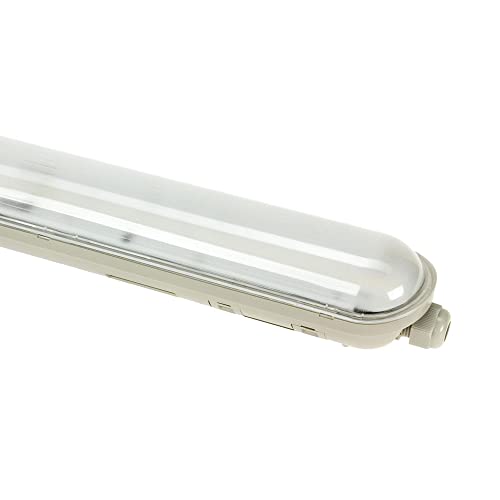 NCC-Licht LED Deckenleuchte Feuchtraumleuchte Limea Gigant 150cm IP65 75W 13000lm Neutralweiß 4000K 120° von NCC-Licht