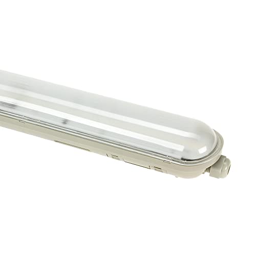 NCC-Licht LED Deckenleuchte Feuchtraumleuchte Limea Gigant 2 120cm IP65 38W 6600lm Tageslicht 5700K kaltweiß 120° von NCC-Licht