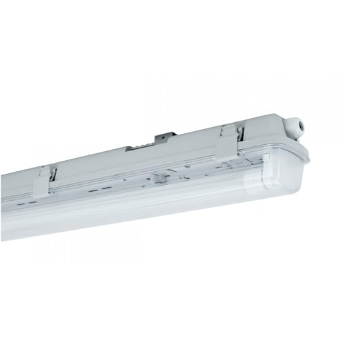 NCC-Licht LED Feuchtraumleuchte Wannenleuchte 132cm IP65 für 1 x T8 LED Röhre G13 120cm von NCC-Licht