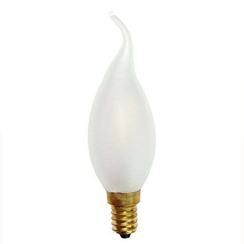 NCC-Licht LED Filament Leuchtmittel Windstoß Kerze 1W = 15W E14 Cosy MATT extra warmweiß 2200K (1 Stück) von NCC-Licht
