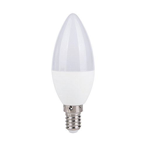 NCC-Licht LED Leuchtmittel Kerze 7W = 40W E14 matt 560lm kaltweiß 6500K Tageslicht (1 Stück) von NCC-Licht