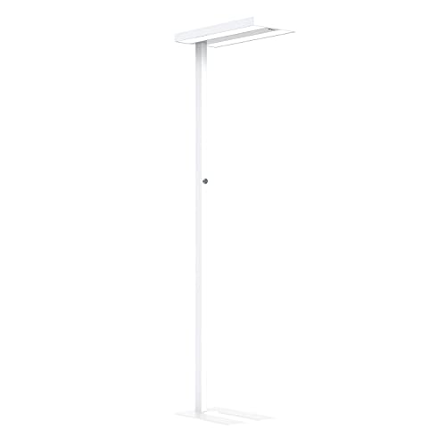 NCC-Licht LED Stehleuchte Lara Weiß Up & Down 2 x 40W 8800lm Neutralweiß 4000K UGR<17 dimmbar + Bewegungssensor + Tageslichtsensor NCC-Licht LED Stehleuchte Lara Weiß Up & Down 2 x 40W 8800lm Neutralweiß 4000K UGR<17 dimmbar + Bewegungssensor + Tageslichtsensor von NCC-Licht