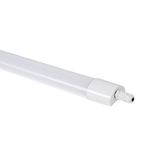 NCC-Licht LED Unterbauleuchte Limea Mini Weiß 150cm IP65 45W 5400lm Neutralweiß 4000K 120° von NCC-Licht