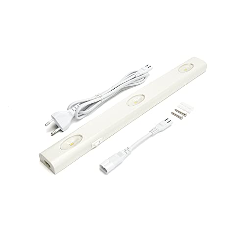 NCC-Licht LED Unterbauleuchte Limnos Weiß 40cm 3W 190lm Warmweiß 2900K verlängerbar mit Schalter NCC-Licht LED Unterbauleuchte Limnos Weiß 40cm 3W 190lm Warmweiß 2900K verlängerbar mit Schalter von NCC-Licht