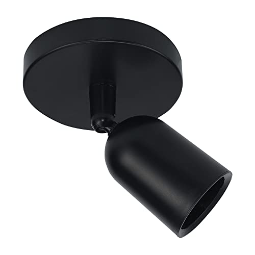 NCC-Licht LED Wand- & Deckenleuchte Spot SOLIS Schwarz 7W GU10 540lm warmweiß 2700K schwenkbar von NCC-Licht