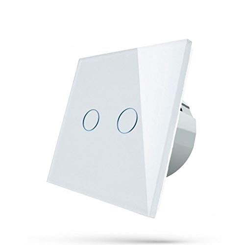 Spectrum Smart LED 2-Zonen Glas Lichtschalter UP Wandschalter Smart Home Google Assistant Alexa Tuya Wi-fi von NCC-Licht
