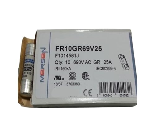 NCCNATMHP Sicherungen FR10GR69V1 2 3 4 FR10GR69V5 6 8 FR10GR69V10 FR10GR69V12 12,5 FR10GR69V16 FR10GR69V20 FR10GR69V25 FR10GR69V30 FR10GR69V32(FR10GR69V25 F1014581,Copied) von NCCNATMHP