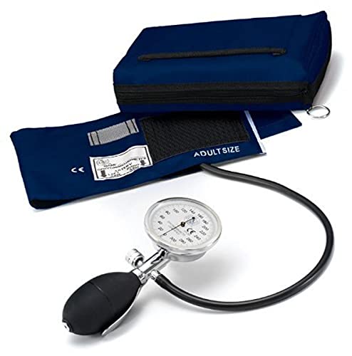 NCD Medical/Prestige Medical Professionelles Einhand-Aneroid-Manometer, Marineblau von Prestige Medical