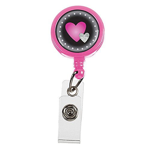 NCD Medical/Prestige Medical S13-HBB Retracteze Id Holder- Hearts von Prestige Medical