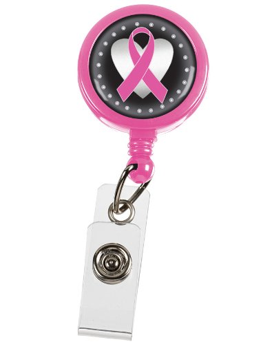 NCD Medical/Prestige Medical S13-PRH Retracteze Id Holder- Pink Ribbon Heart von NCD Medical/Prestige Medical