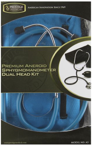 NCD Medical/Prestige Medical Set mit Aneroid-Manometer und Doppelkopf-Stethoskop, Petrol von NCD Medical/Prestige Medical