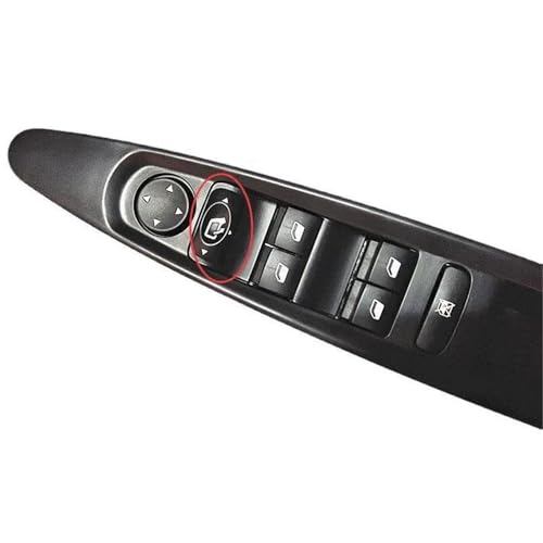Power Fenster Control Schalter Auto Fensterheber Schalter Für Citroen C4 2004 2005 2006 2007 2008 2009 2010 OEM 6554HA(Automatic Rearview) von NCJAIQ