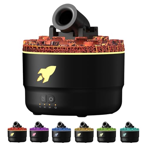 Aroma- Diffusor mit LED- Kanonen, Cannon Luftbefeuchter Diffusor Ultraschall ätherisches Öl Kühler Nebel Luftbefeuchter, Aromatherapie ätherisches Öl mit Timer Wasserlose Auto- Off Aroma- Diffusor mit LED- Kanonen, Cannon Luftbefeuchter Diffusor Ultraschall ätherisches Öl Kühler Nebel Luftbefeuchter, Aromatherapie ätherisches Öl mit Timer Wasserlose Auto- Off von NCONCO
