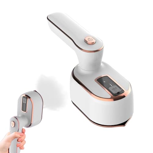 NCONCO Dampfbügeleisen Mini, 1000 W Mini tragbares Dampfbügeleisen, Keramik Antihaft Sohle, Handheld Haushalt Kleidung Dampfbügeleisen faltbar tragbare Reisebügeleisen für Zuhause und Reisen von NCONCO
