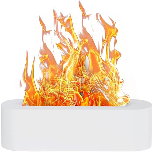 NCONCO Flamme Aroma Diffusor Upgrade 7- Farben Diffusor ätherische Öle Diffusor für Home Office Yoga Raum Duft oder Yoga- Waterless Auto Shut- Off von NCONCO