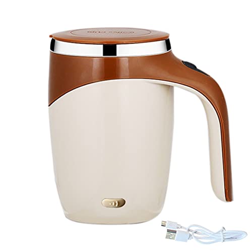 NCONCO Selbstrührende Kaffeetasse 380 ml USB Wiederaufladbar Automatische Magnetische Rührtasse für Kaffee Milch Heiße Schokolade von NCONCO