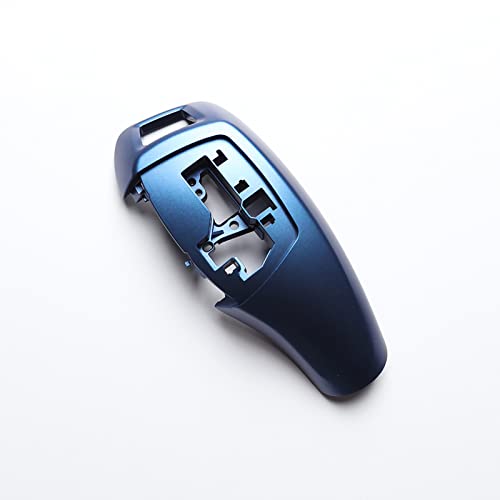 NCOUUOCN LHD RHD ABS Carbon Fiber Schalthebel Knob Abdeckung Kompatibel mit BMW F20 F22 F30 F35 F36 F10 F18 F07 F06 F01 X3 X4 F25 F16 (BLUE, LHD) von NCOUUOCN
